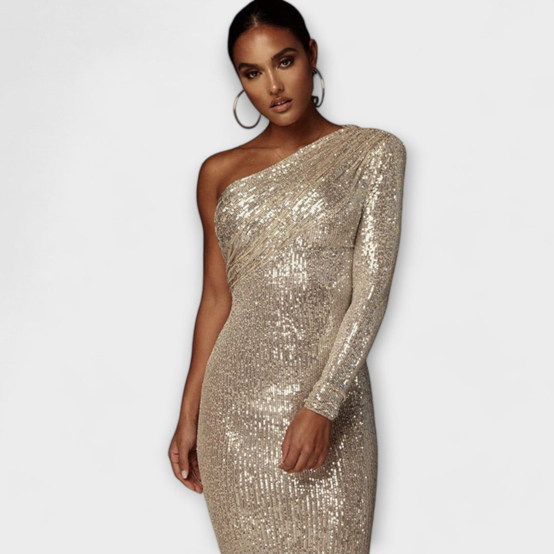 Večerní šaty s překříženým vrškem