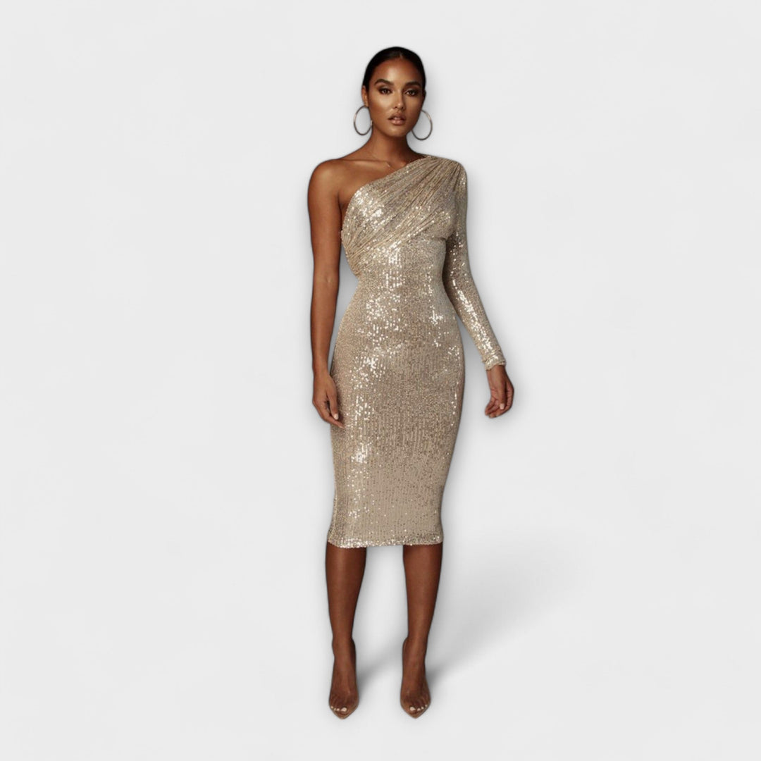 Večerní šaty s překříženým vrškem