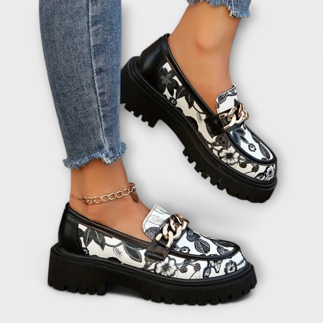 Stylové retro mokasíny