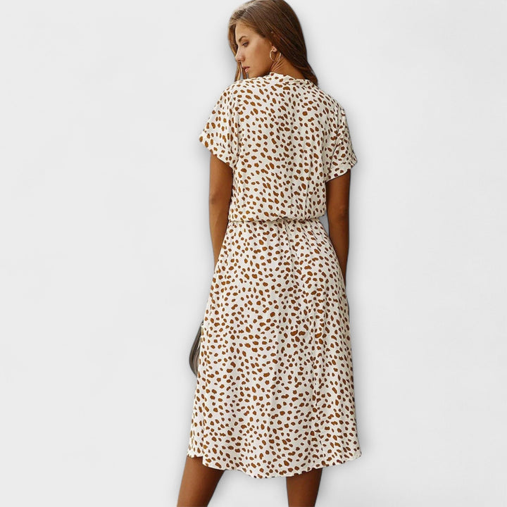 Florine - Midi Šaty s Elegantním Střihom