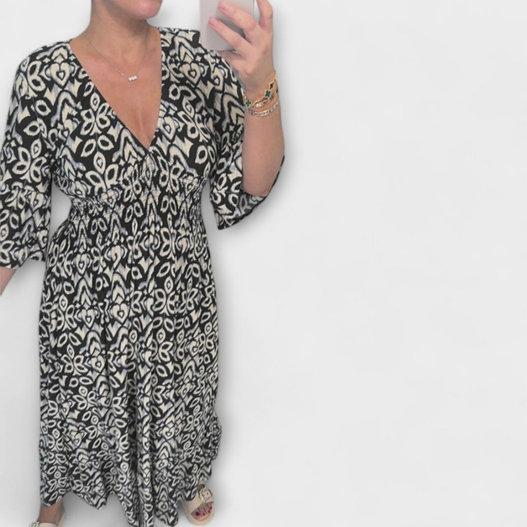 Jazlynn - Bohemian Kvetinové Šaty