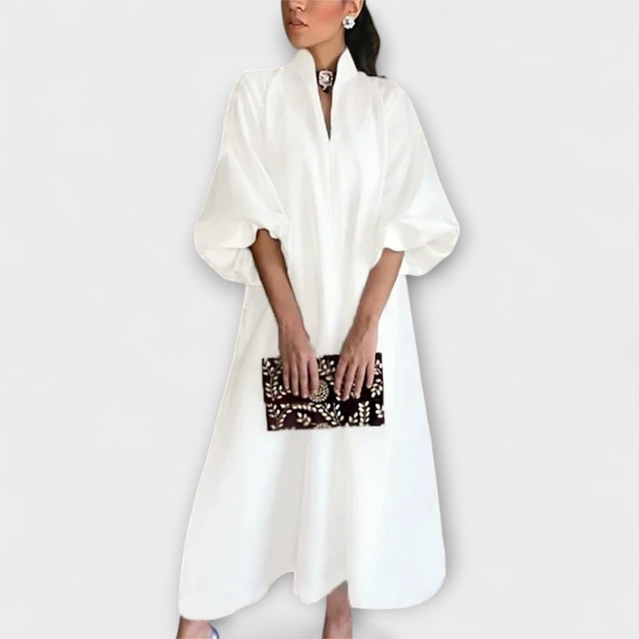 Gerhilde – Elegantní Midi Šaty