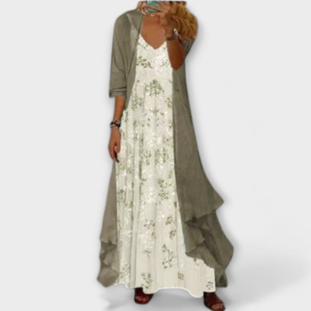 Elegantní zelené šaty