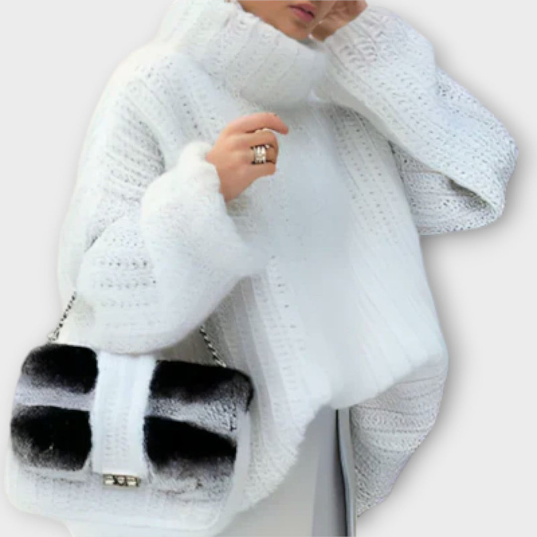 Měkká dámská mikina s dlouhým rukávem