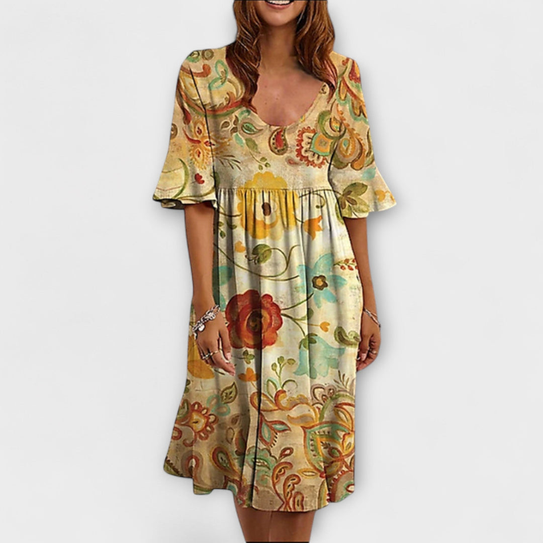 Ulla - Elegantní Casual Letní Šaty