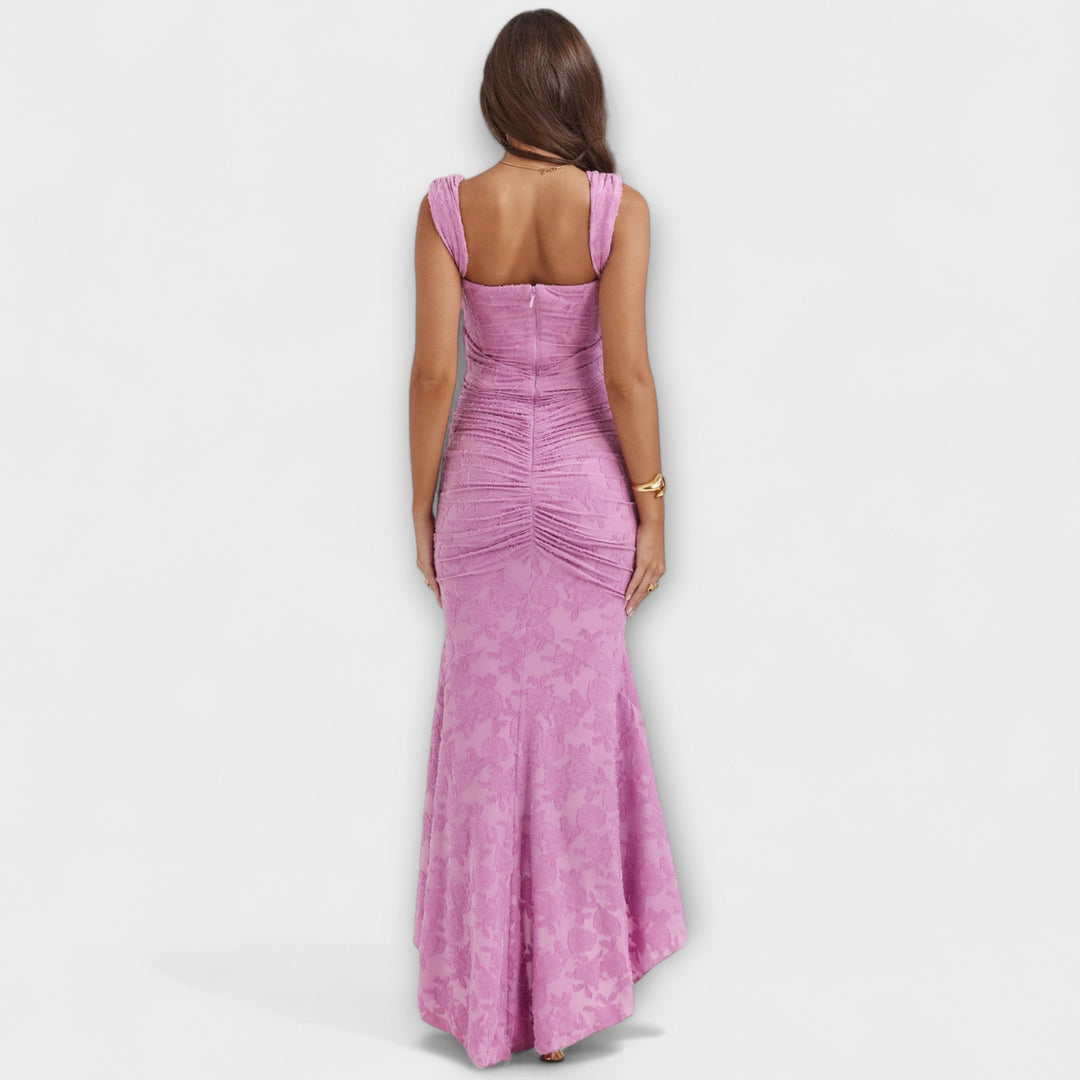 Renske - Dlouhé Šaty s Elegantním a Vysoce Kvalitním Korzetem