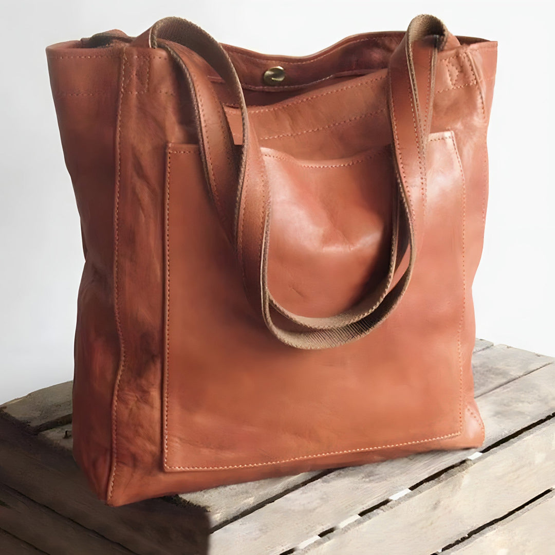 Aveline Luxe Tote – Stylová kožená kabelka přes rameno