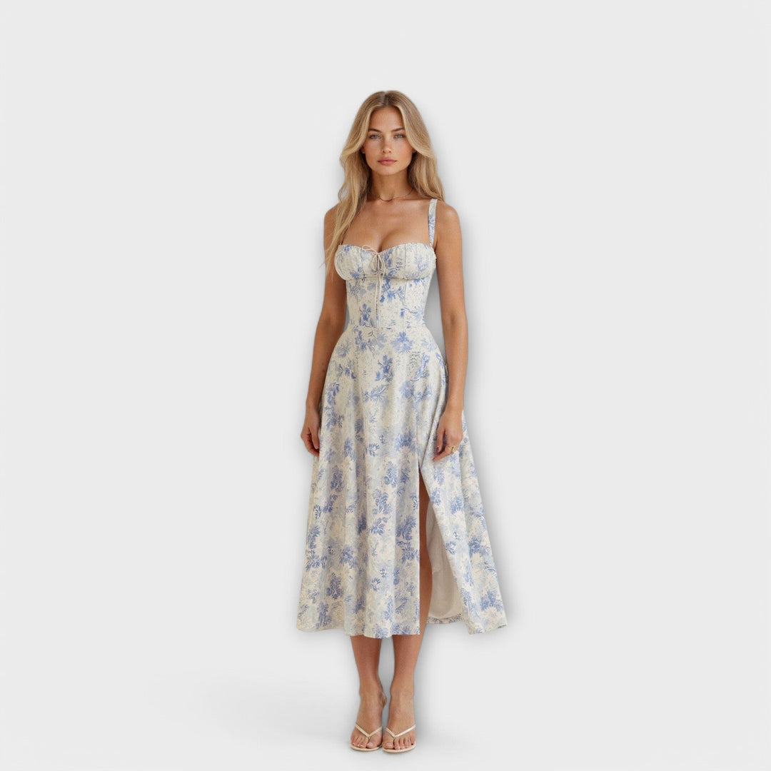 Kiana - Korzetová Středně Dlouhá Šaty