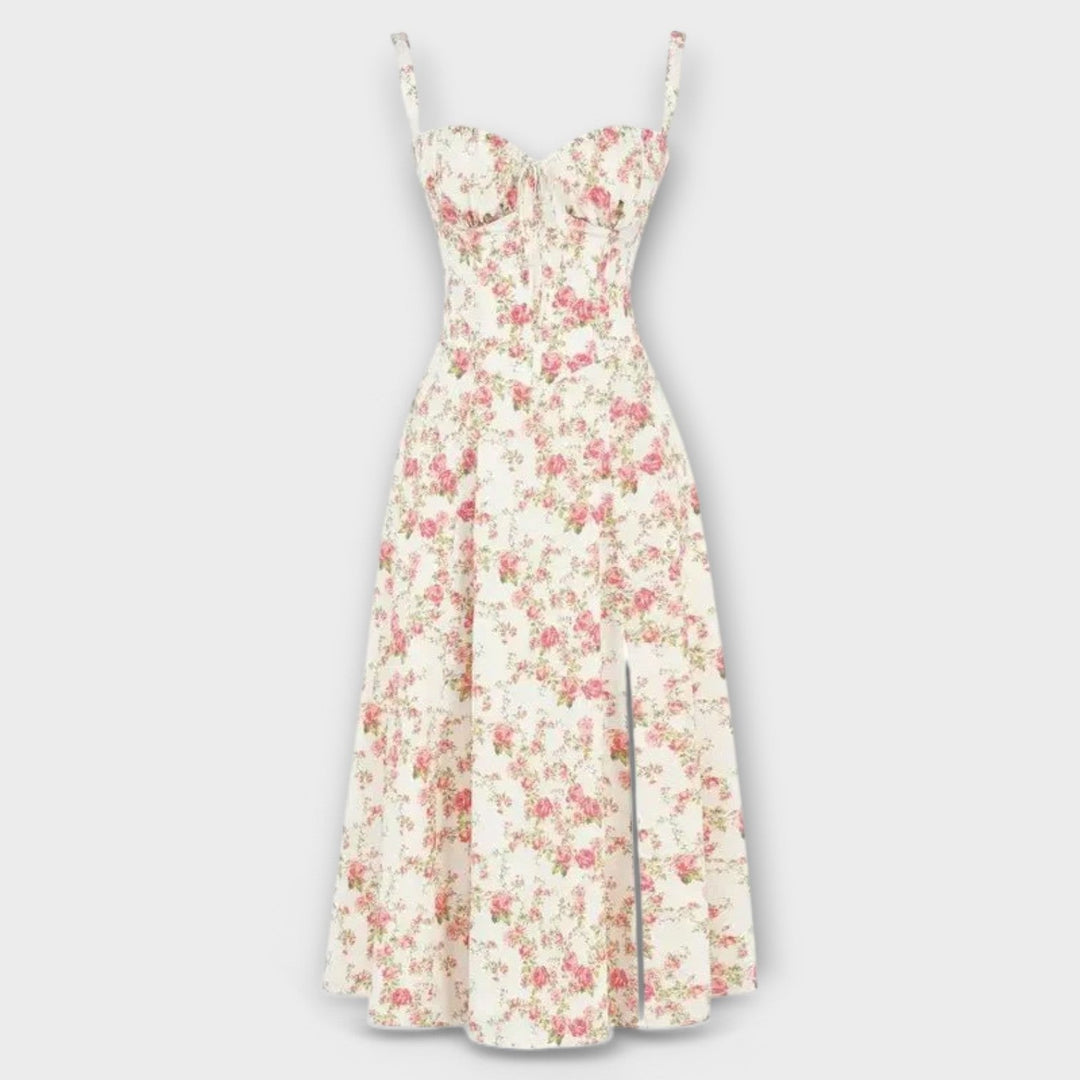 Kiana - Korzetová Středně Dlouhá Šaty