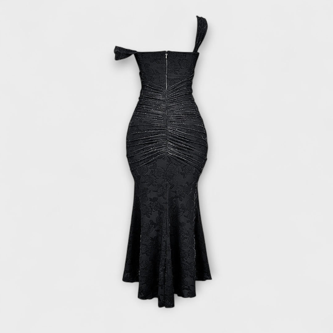 Renske - Dlouhé Šaty s Elegantním a Vysoce Kvalitním Korzetem