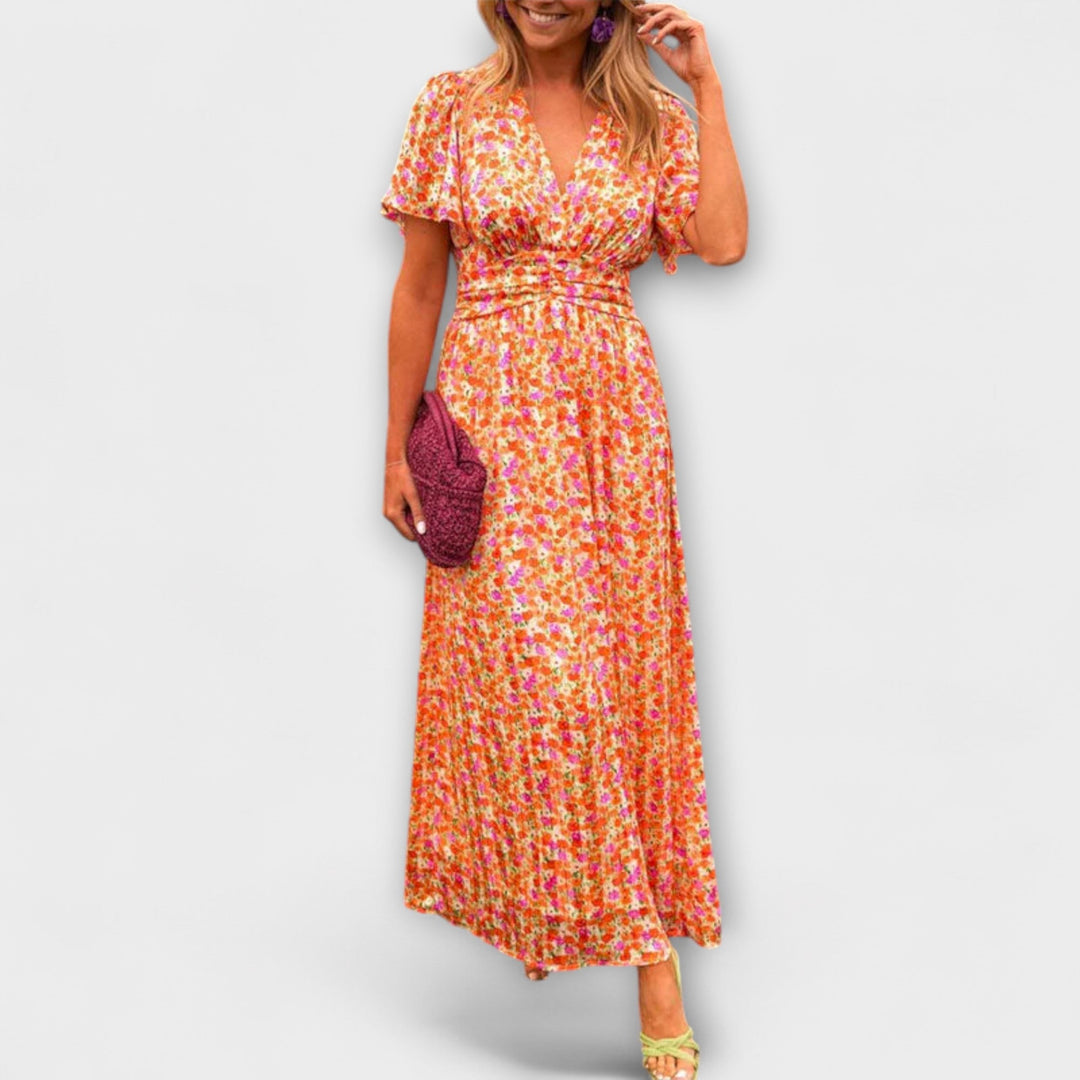 Elsie - Klasická V-krční šaty