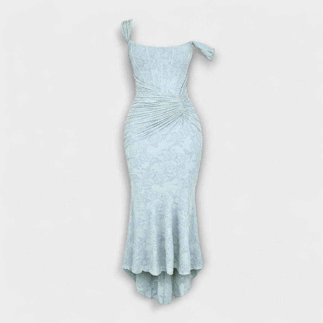 Renske - Dlouhé Šaty s Elegantním a Vysoce Kvalitním Korzetem