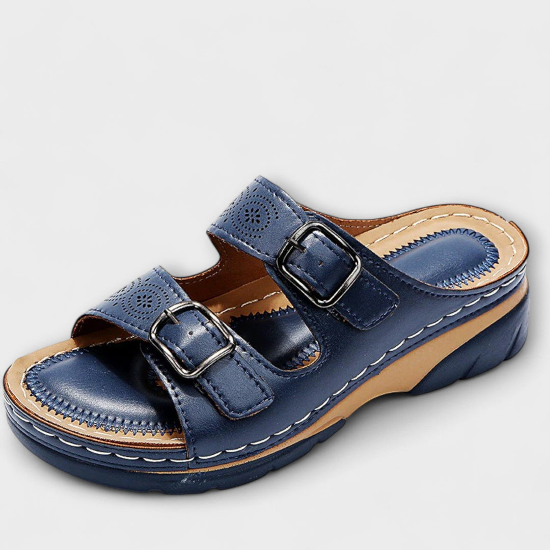 Ortopedické kožené sandály