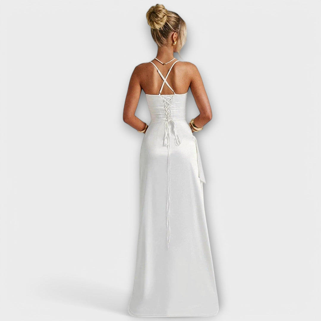 Darby - Elegantní Saténová Šaty