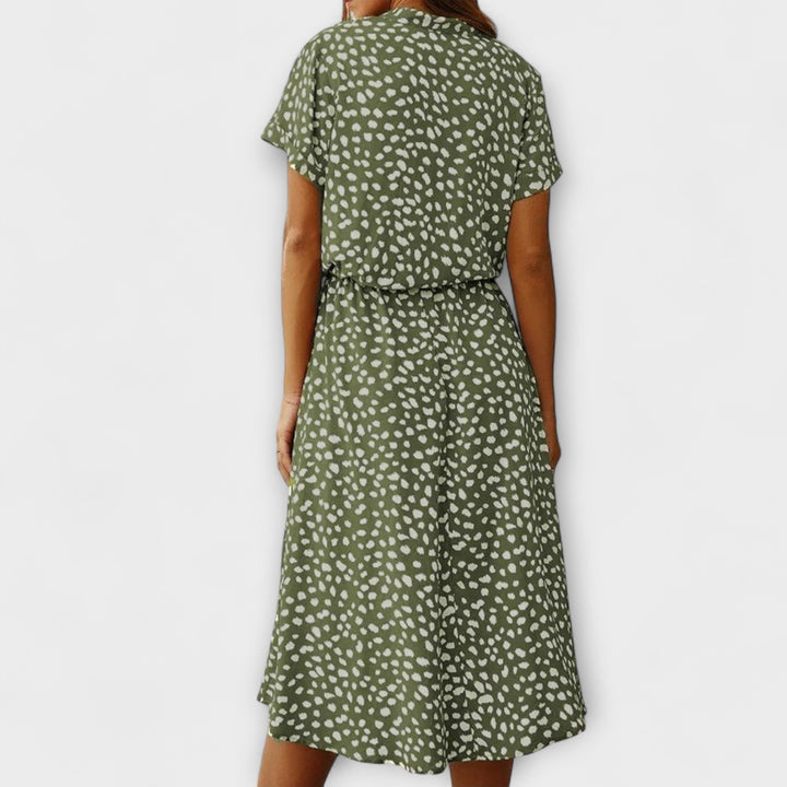 Florine - Midi Šaty s Elegantním Střihom