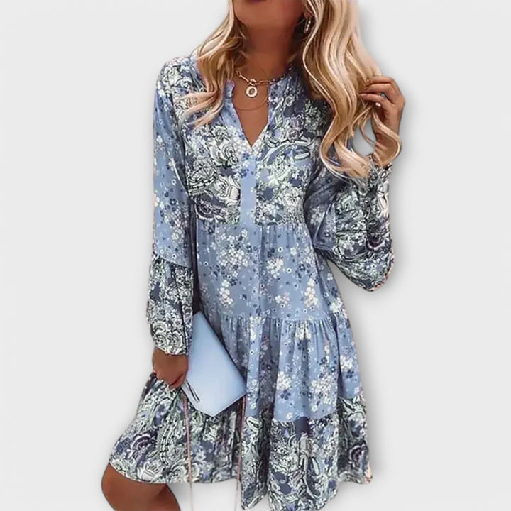 Valer - Letní Boho A-Linie Šaty