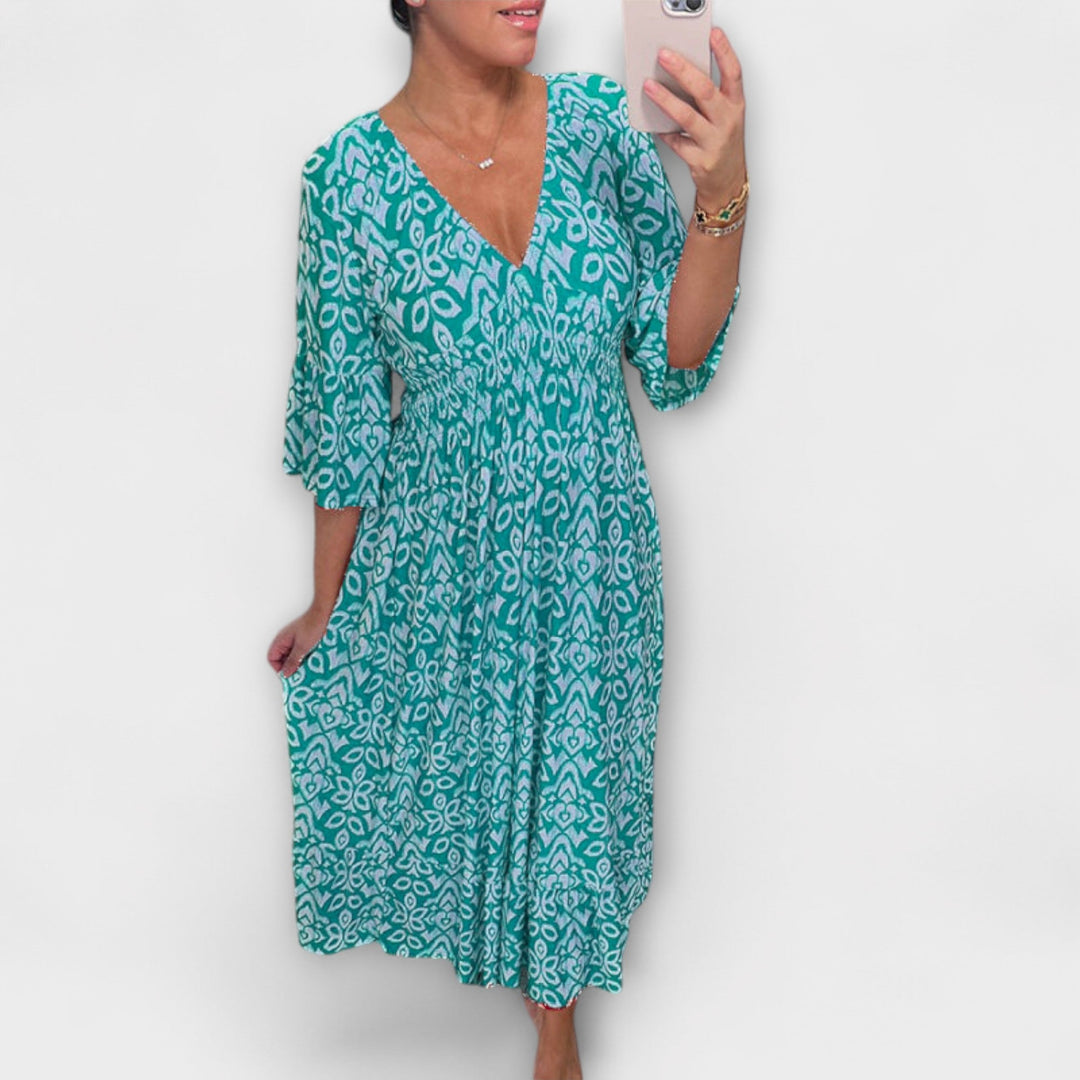 Jazlynn - Bohemian Kvetinové Šaty