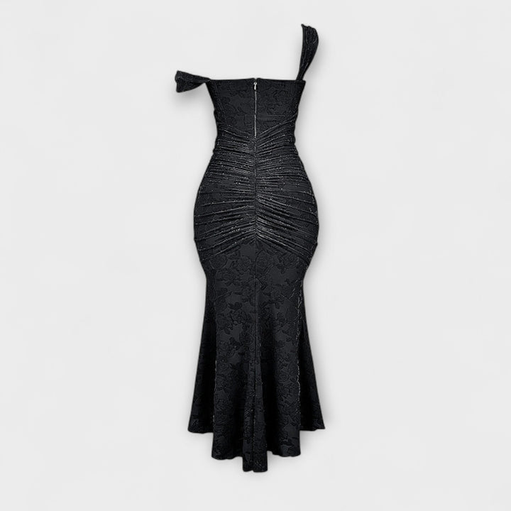 Renske - Dlouhé Šaty s Elegantním a Vysoce Kvalitním Korzetem