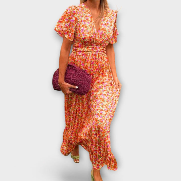 Elsie - Klasická V-krční šaty